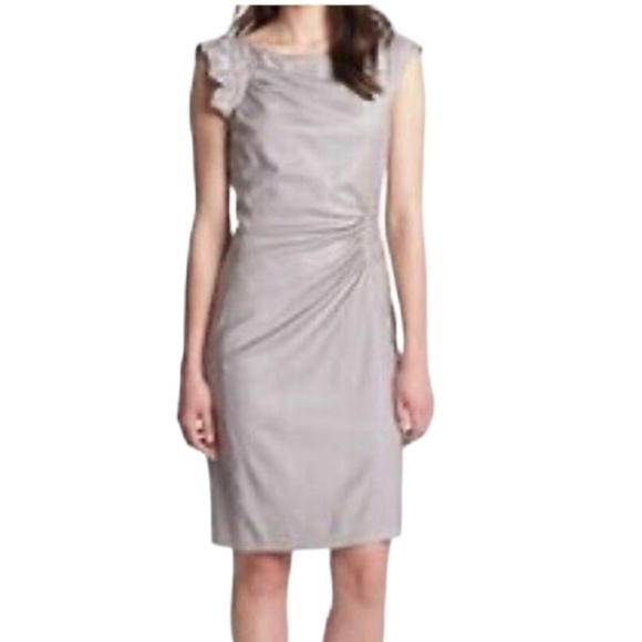 Hugo Boss Daperla Midi Dress Grey Size S - Picture 2 of 10